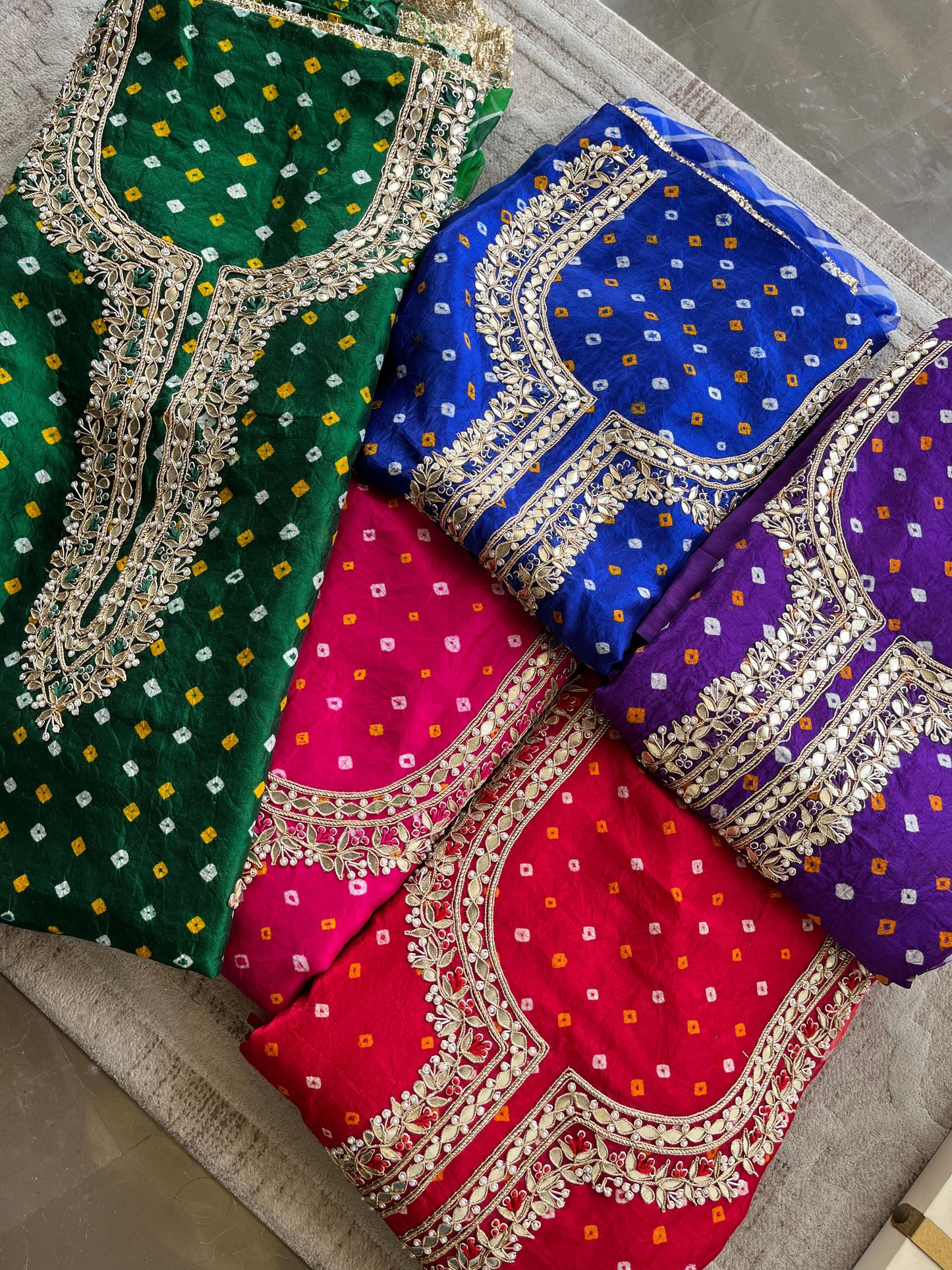 S-1 BANDHEJ UNSTITCHED SUITS