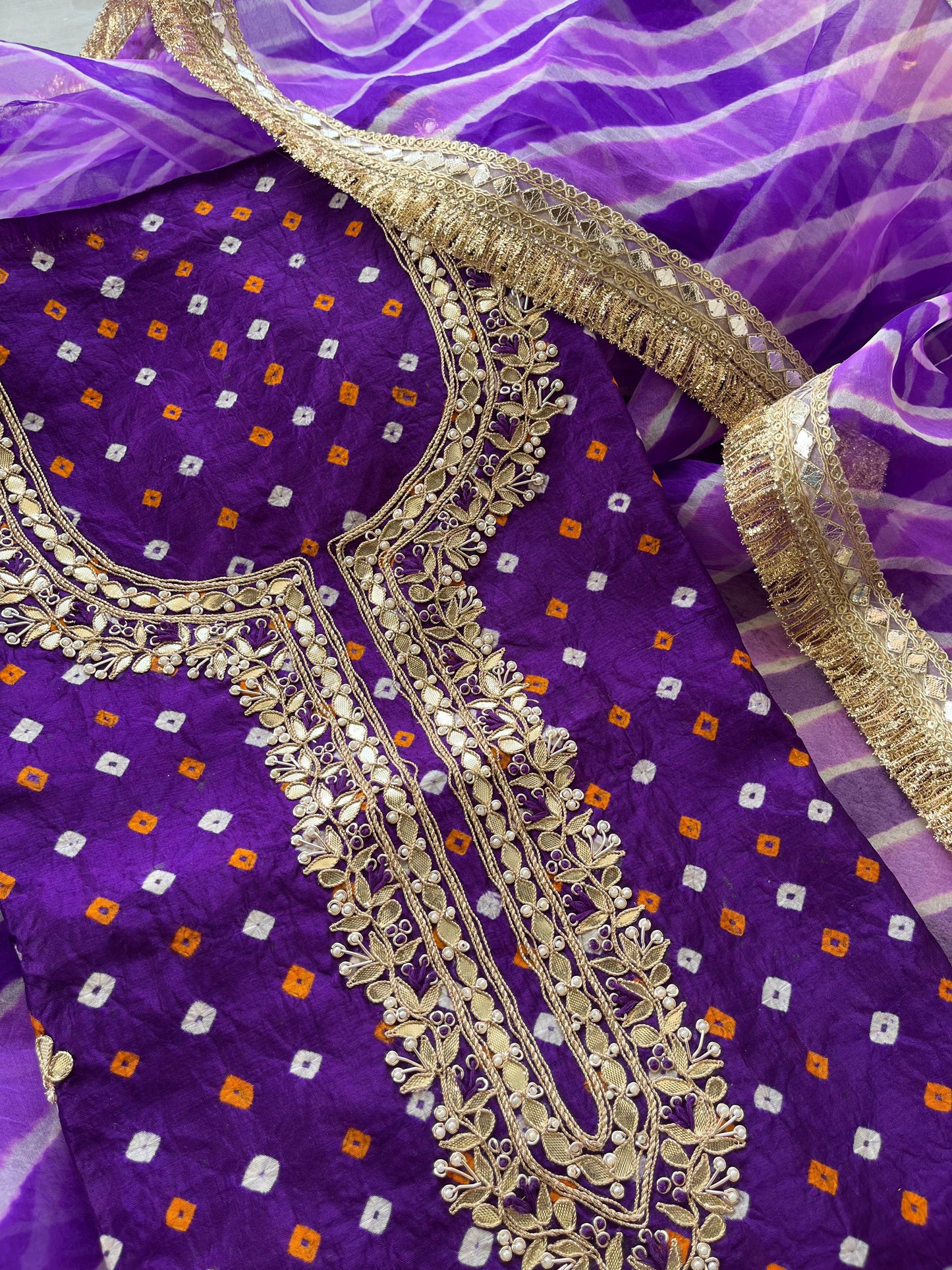 S-1 BANDHEJ UNSTITCHED SUITS