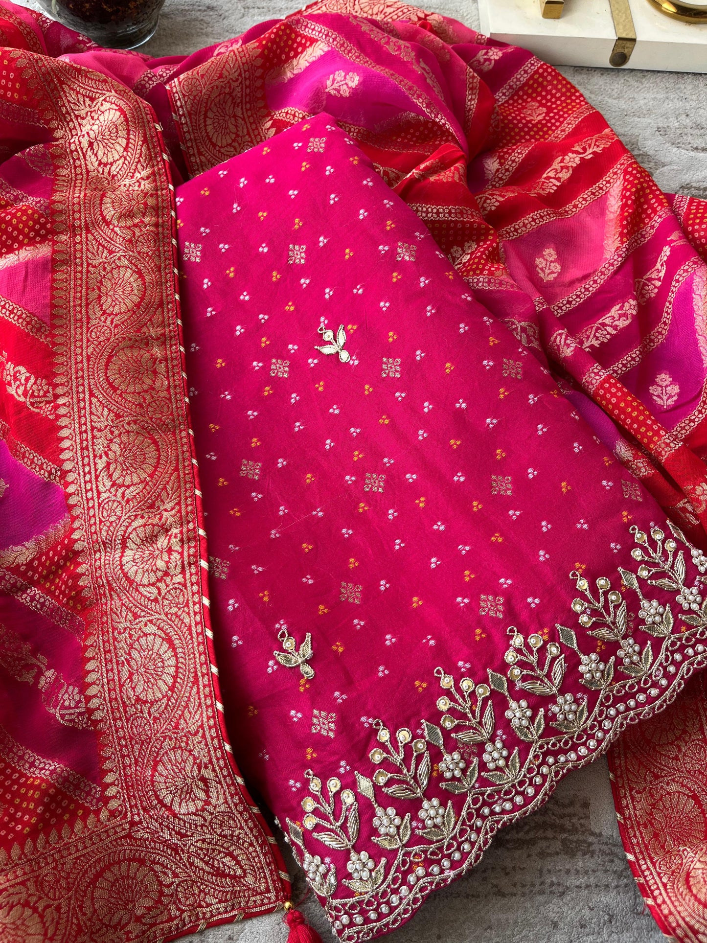 S-2 BANARASI UNSTITCHED SUIT