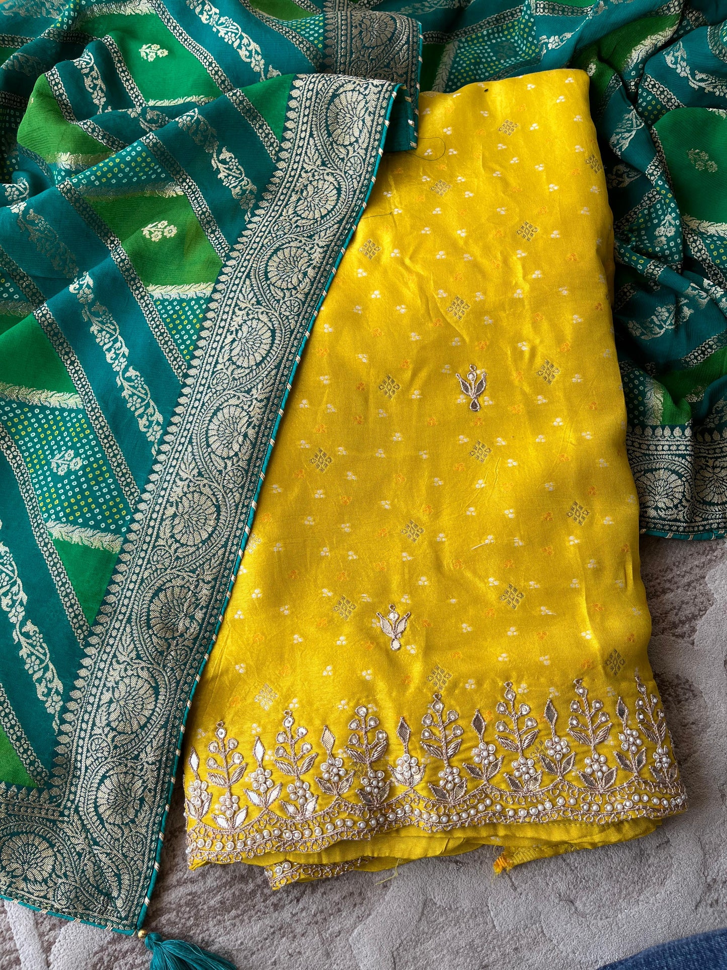 S-2 BANARASI UNSTITCHED SUIT