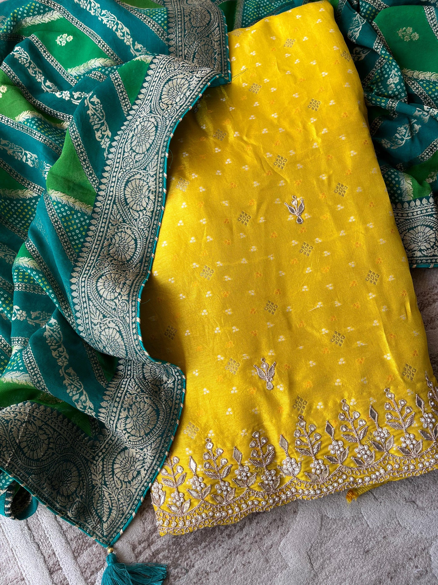 S-2 BANARASI UNSTITCHED SUIT