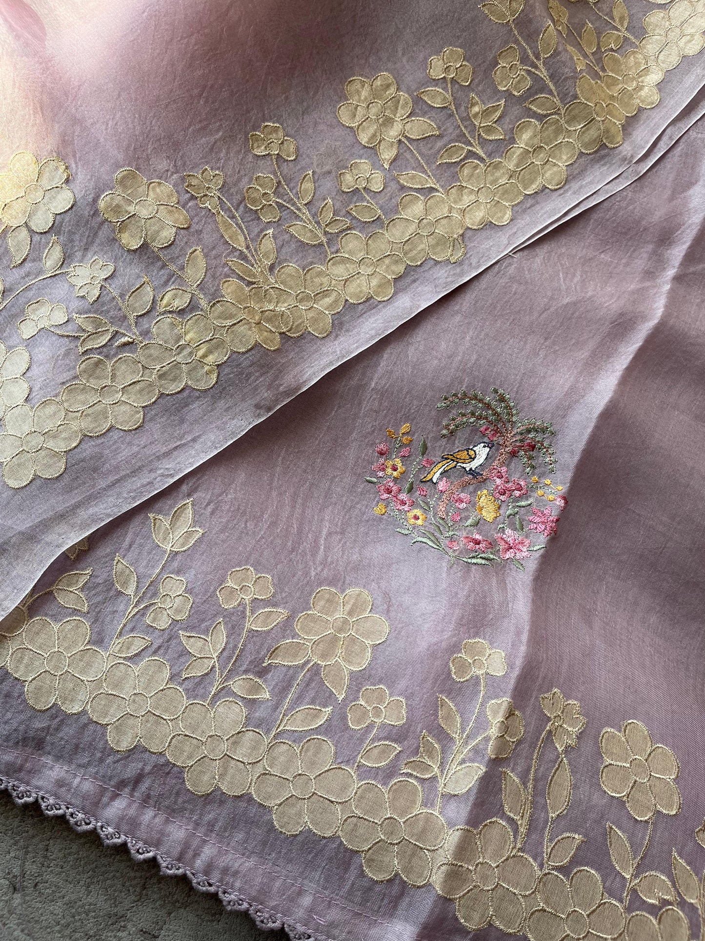 1212 PURE ORGANZA UNSTITCHED SUIT