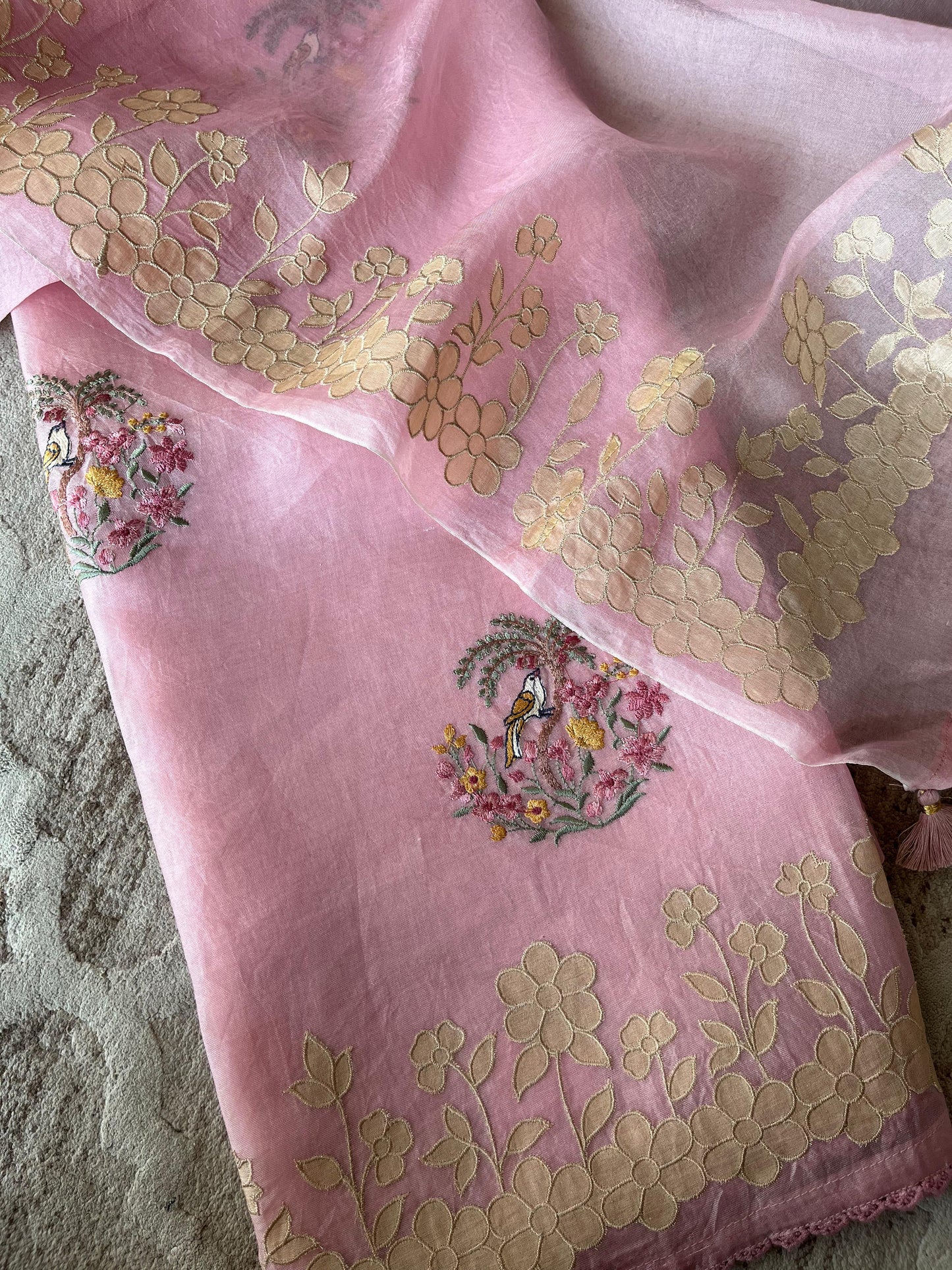 1212 PURE ORGANZA UNSTITCHED SUIT