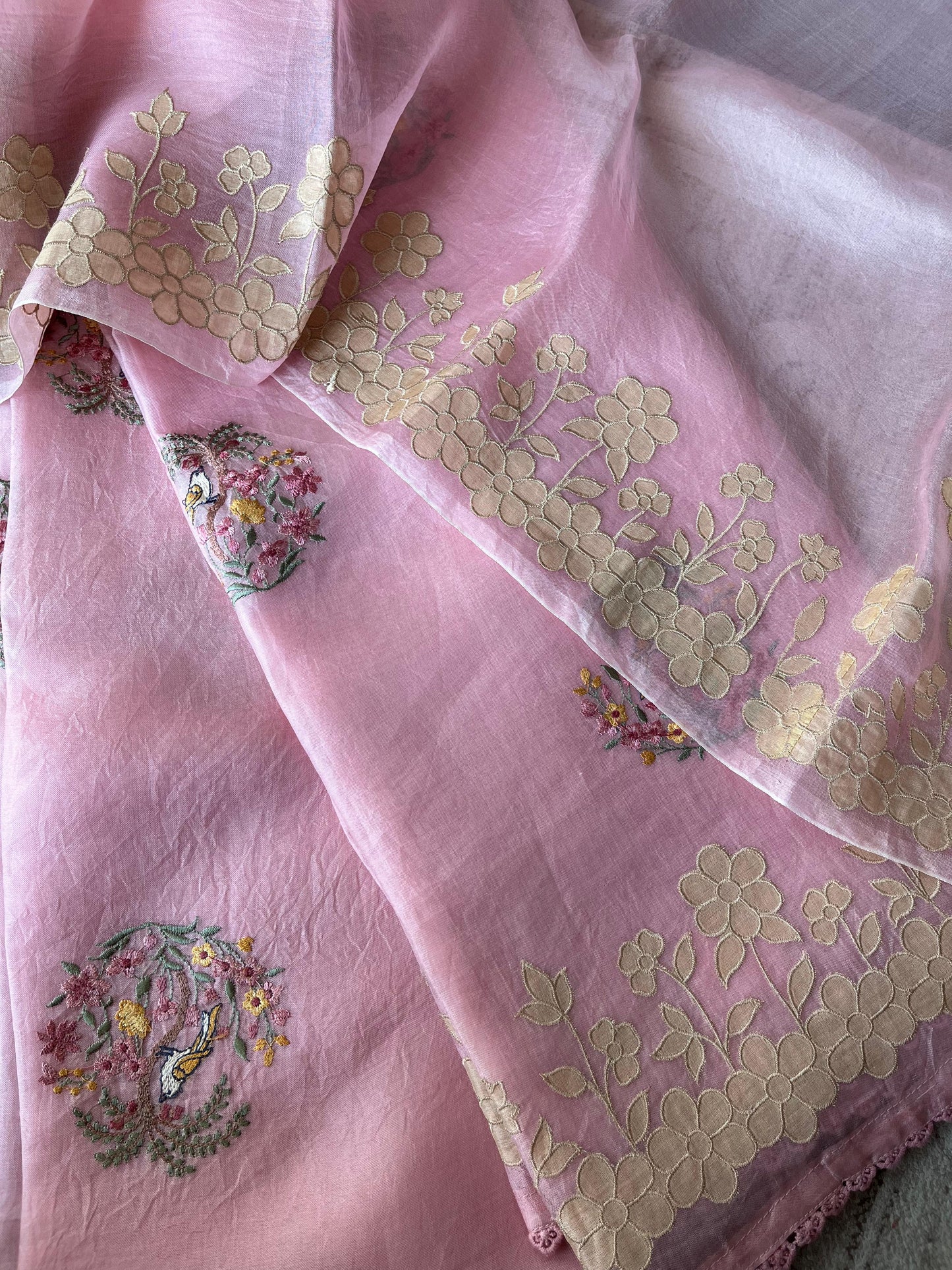 1212 PURE ORGANZA UNSTITCHED SUIT