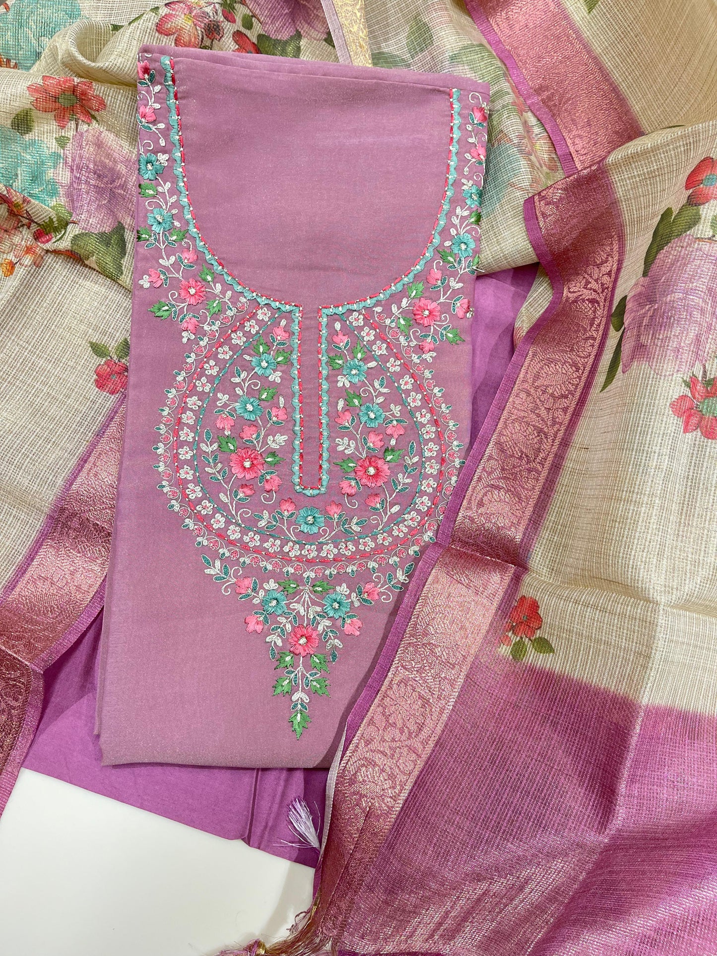 K-2603 UNSTITCHED SUIT