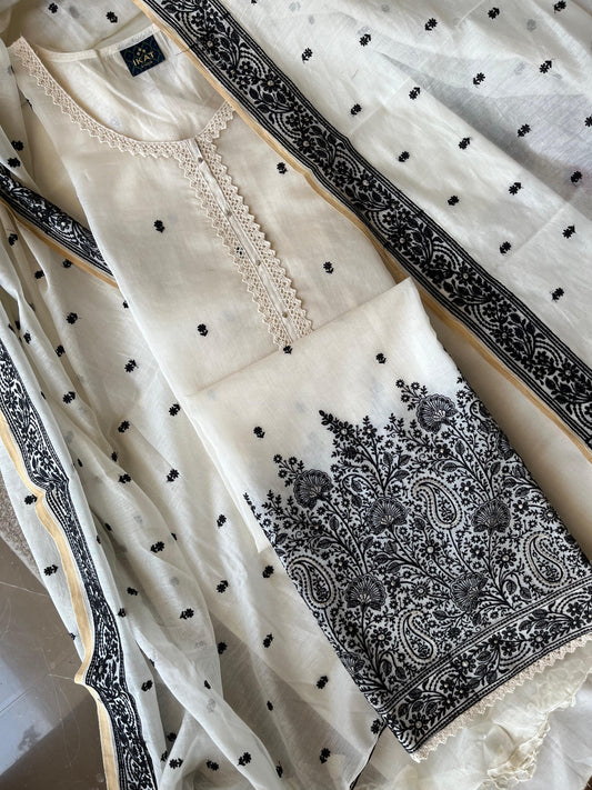 K-2733 Pure Mul Semi Stitched Suit