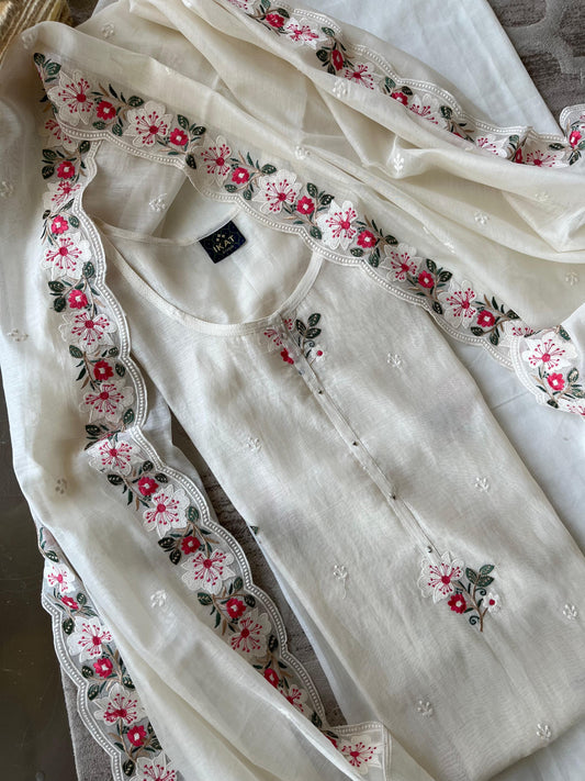 K-2729 Pure Mul Semi Stitched Suit